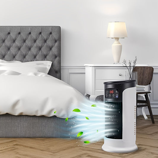 Compact Air Cooler with Water Reservoir and Timer Function