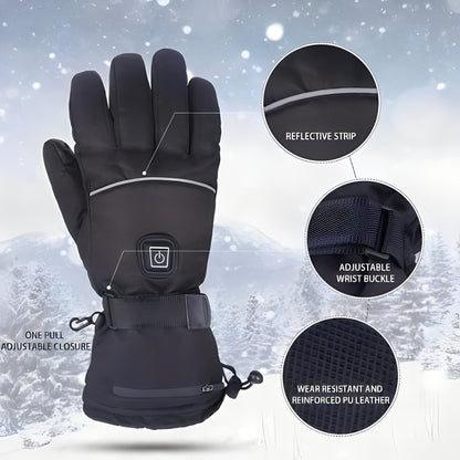 Rechargeable Winter Gloves with Quick Heat Technology