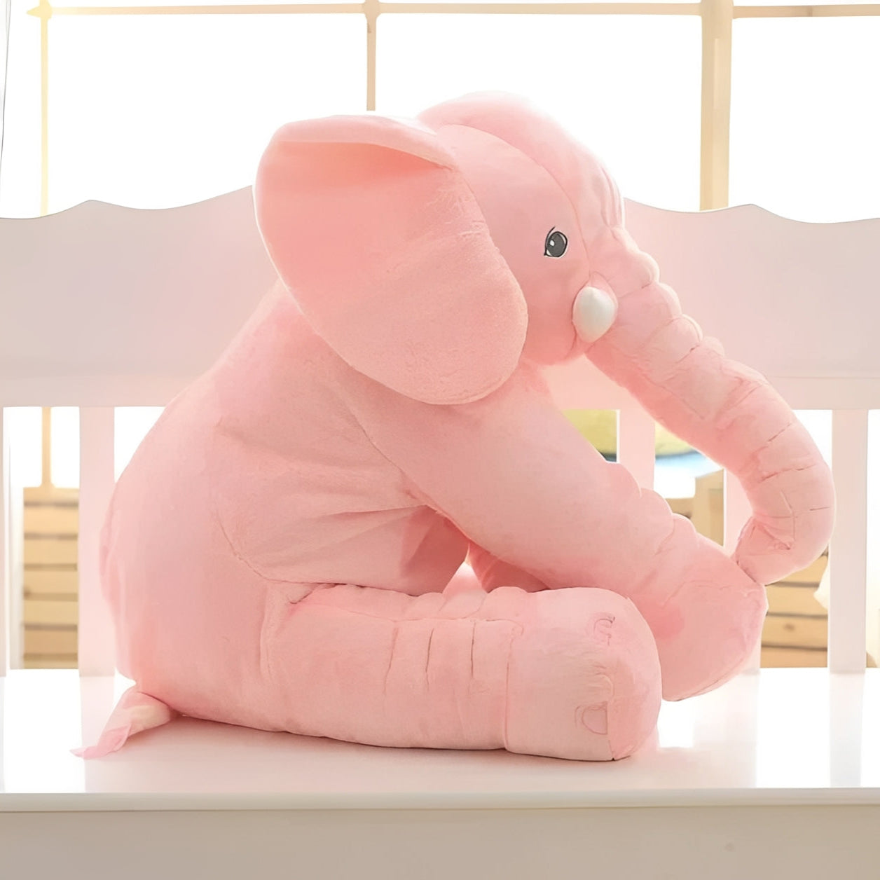 Cozy Elephant Cuddle Pillow for Playtime and Relaxation