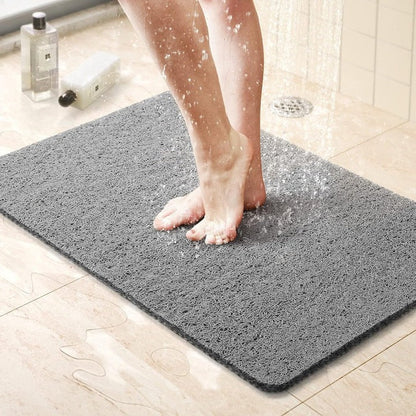 Secure Grip Shower Mat with Strong Suction Base for Safe Bathing