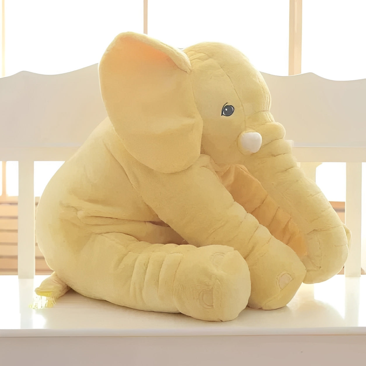 Cozy Elephant Cuddle Pillow for Playtime and Relaxation