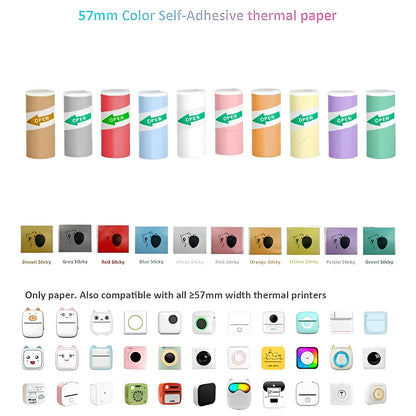 Portable Bluetooth Label and Sticker Printer for Instant Memories