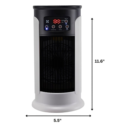 Compact Air Cooler with Water Reservoir and Timer Function