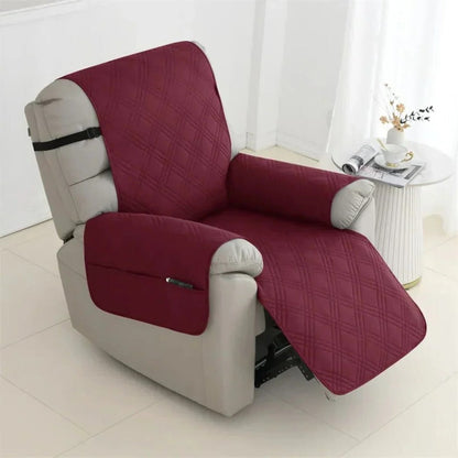 Premium Quilted Recliner Protector, Spill-Resistant Cover