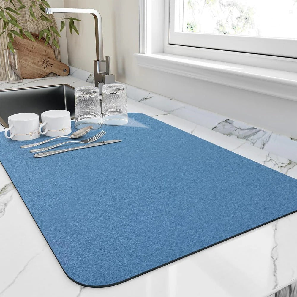 Quick-Dry Kitchen Dish Mat for Effortless Cleanup