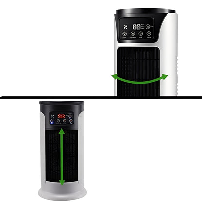 Compact Air Cooler with Water Reservoir and Timer Function
