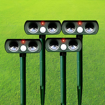 Solar-Operated Motion Sensor Animal Repeller