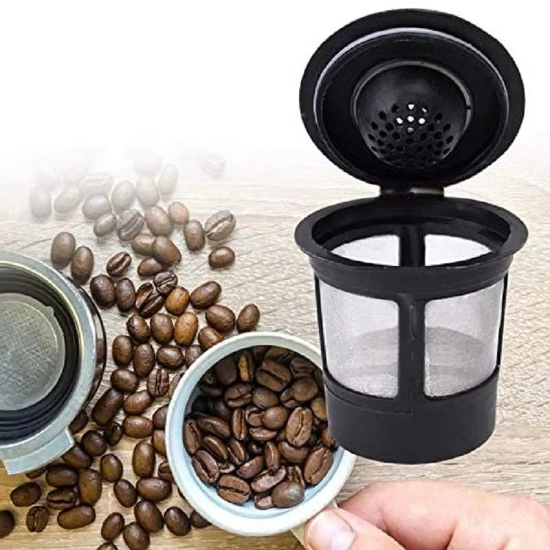 Eco-Friendly Stainless Steel Coffee Capsule Set - 3 Pack