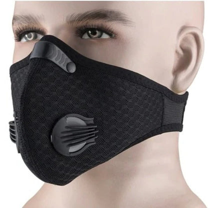Eco-Friendly Reusable Face Mask with Adjustable Fit & Filters