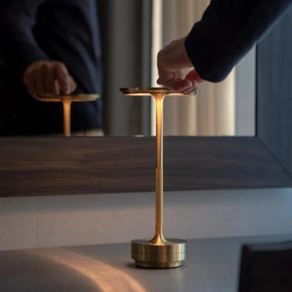 Rechargeable Touch-Controlled Table Lamp with Dimming Feature