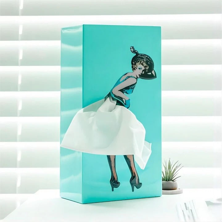 Charming Tissue Holder with Skirt Design for Your Home