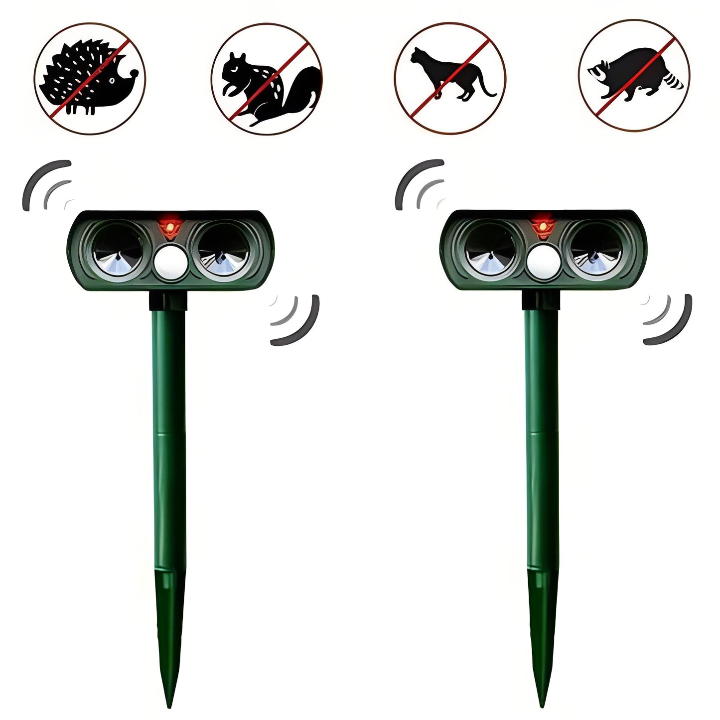 Solar-Operated Motion Sensor Animal Repeller