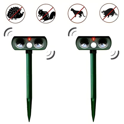 Solar-Operated Motion Sensor Animal Repeller