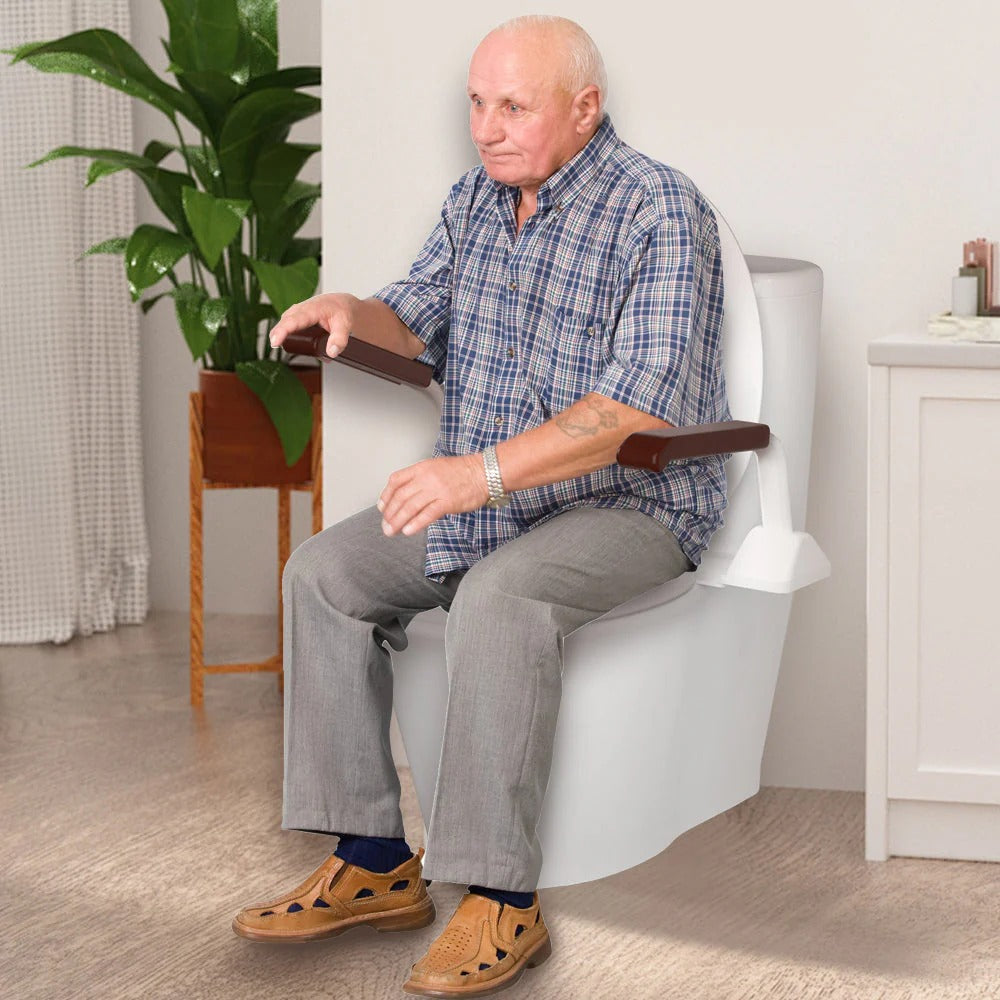 SafeLift Toilet Support System with Adjustable Handles