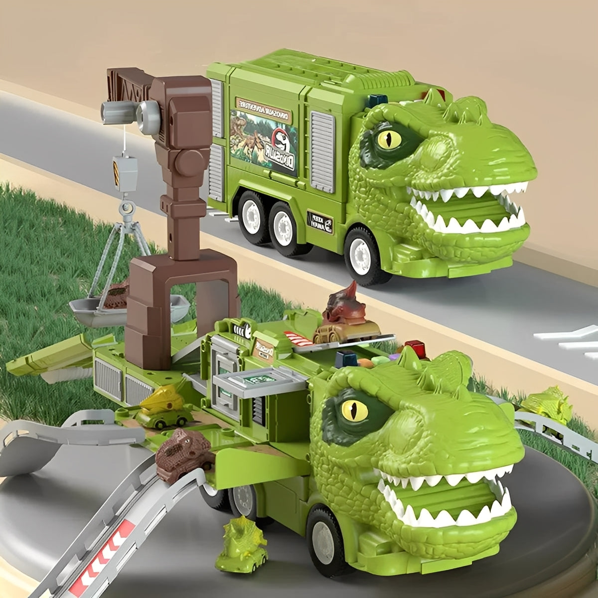 Transforming Dinosaur Adventure Truck for Kids