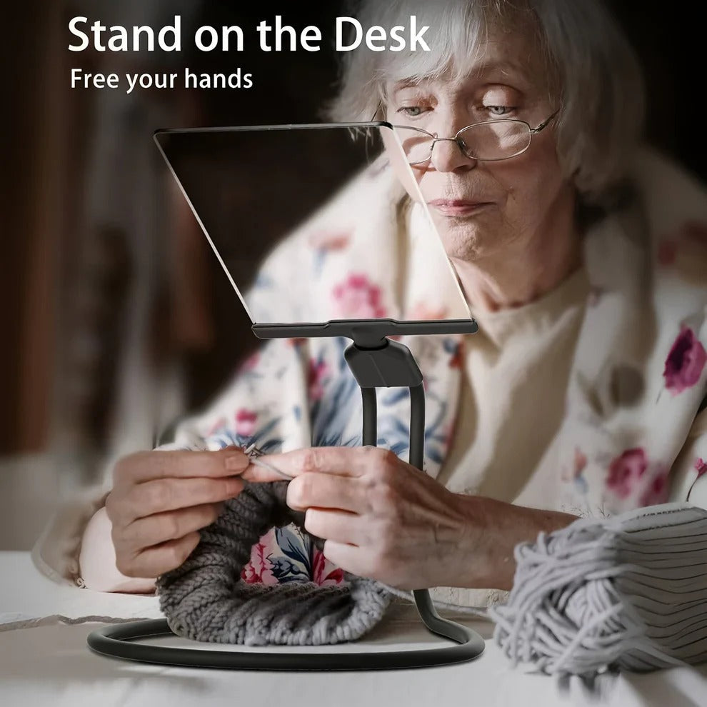 Hands-Free Adjustable Magnifier for Comfortable Viewing