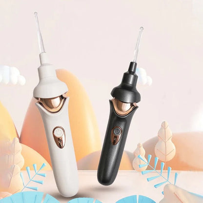 Rechargeable Ear Cleaner with Gentle Suction and Soft Tips