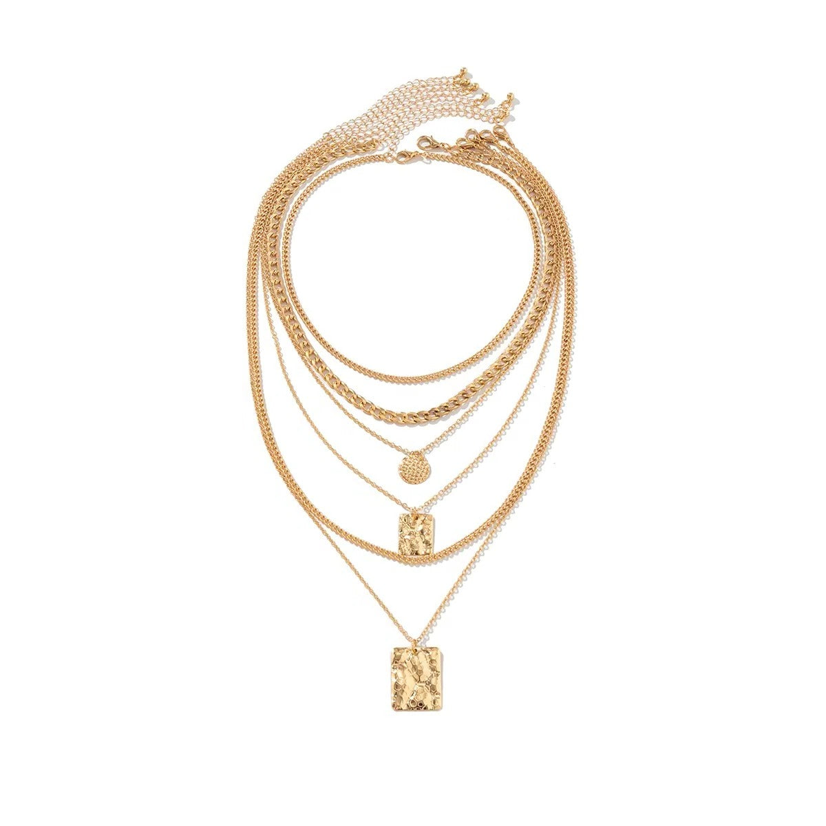 Versatile Layered Choker Necklace Collection with Unique Pendants