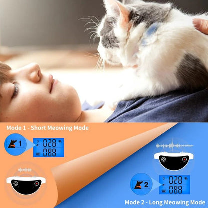 Rechargeable Feline Behavior Modulator with Sound and Vibration