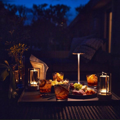Rechargeable Touch-Controlled Table Lamp with Dimming Feature