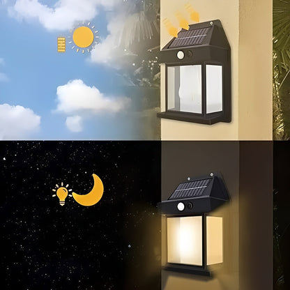 Eco-Friendly Solar-Powered LED Security Light with Motion Detection