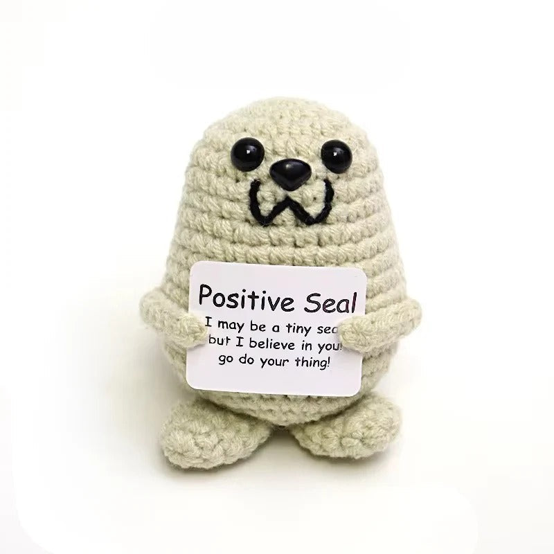 Adorable Hedgehog Plush Toy with Inspirational Card for Gifting