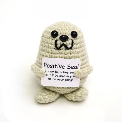 Adorable Hedgehog Plush Toy with Inspirational Card for Gifting