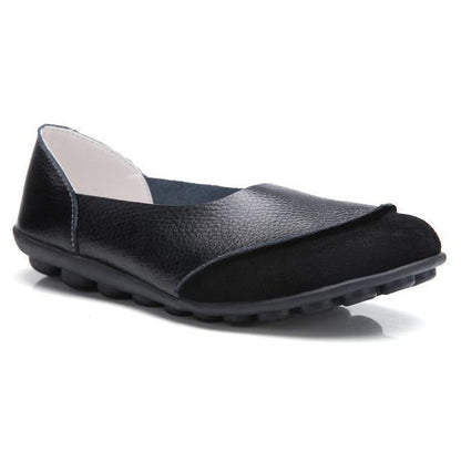Women's Comfortable Wide Fit Suede Slip-On Loafers