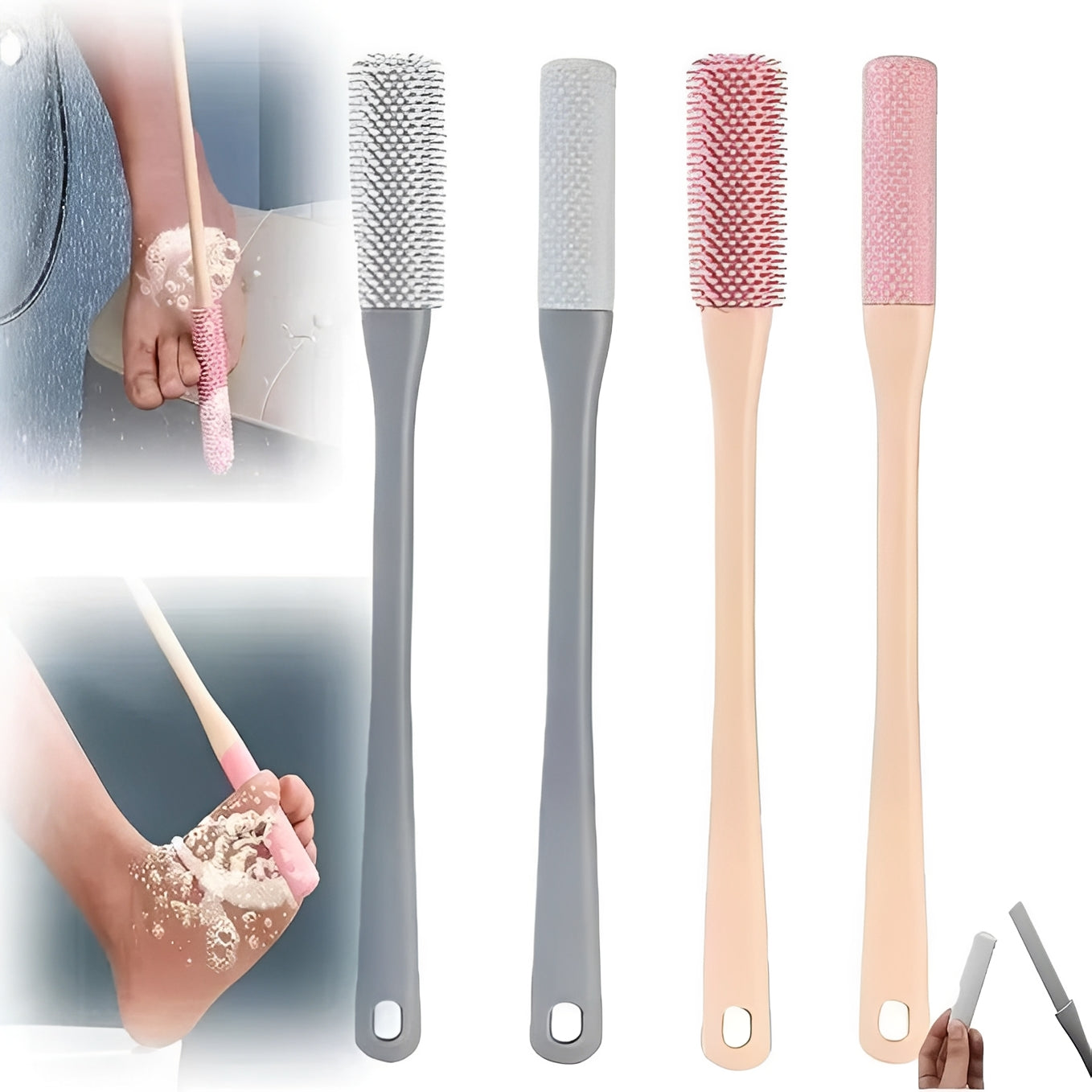 Ultimate Foot Care Brush Set for Deep Cleaning Between Toes