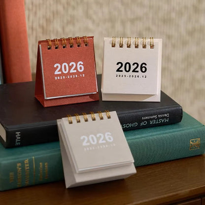 2026 Compact Desk Calendar with Easy-View Stand