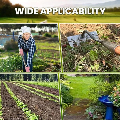 Heavy-Duty Garden Rake for Precision Weeding & Soil Care