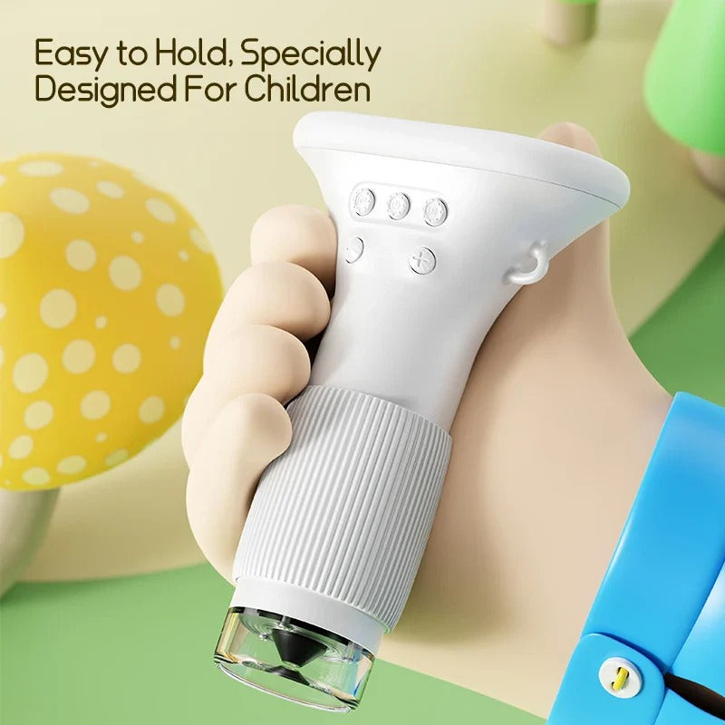 Pocket-Sized Explorer Microscope with 1000X Zoom for Kids