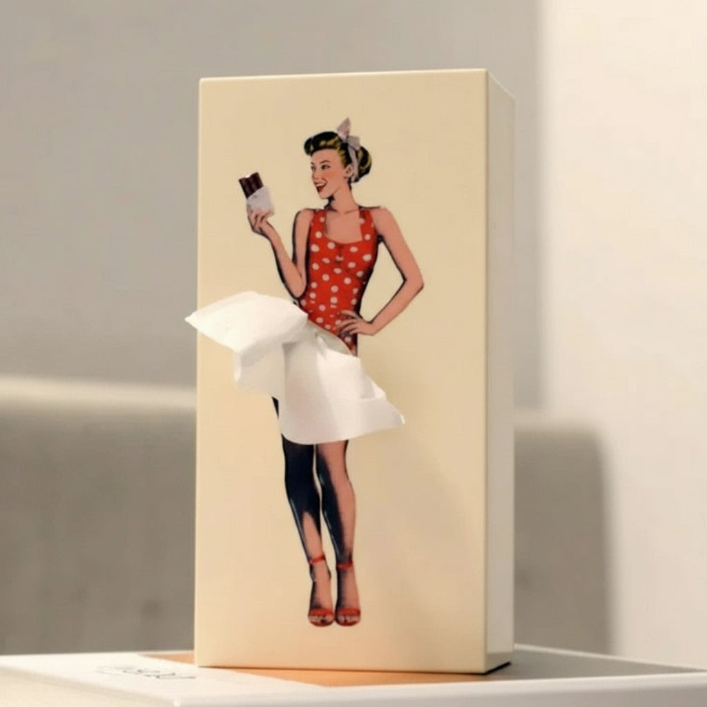 Charming Tissue Holder with Skirt Design for Your Home