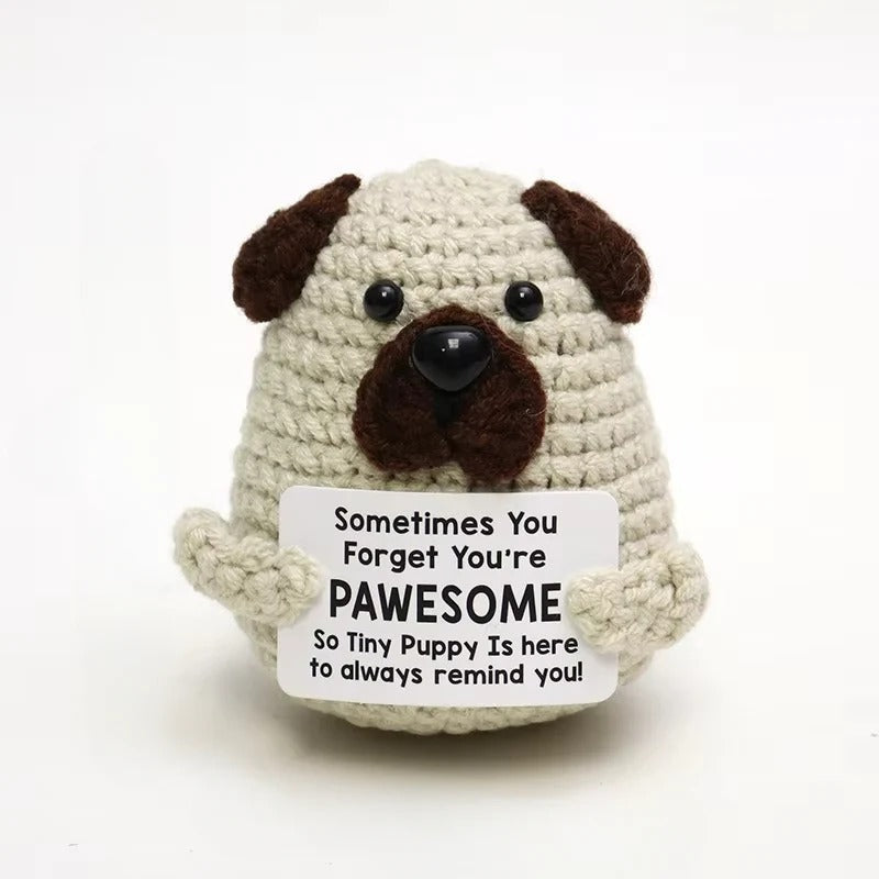 Adorable Hedgehog Plush Toy with Inspirational Card for Gifting