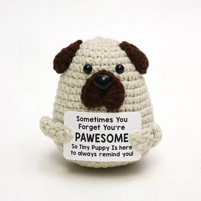 Adorable Hedgehog Plush Toy with Inspirational Card for Gifting