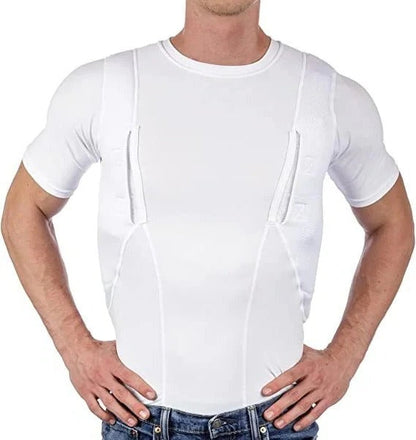Men's Sleek Compression Tank with Handy Side Pockets