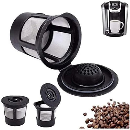 Eco-Friendly Stainless Steel Coffee Capsule Set - 3 Pack
