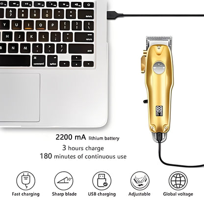 Cordless Grooming Kit with Precision Clipper and Trimmer