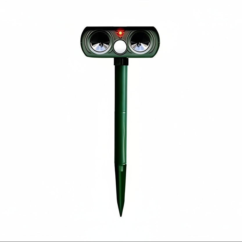 Solar-Operated Motion Sensor Animal Repeller
