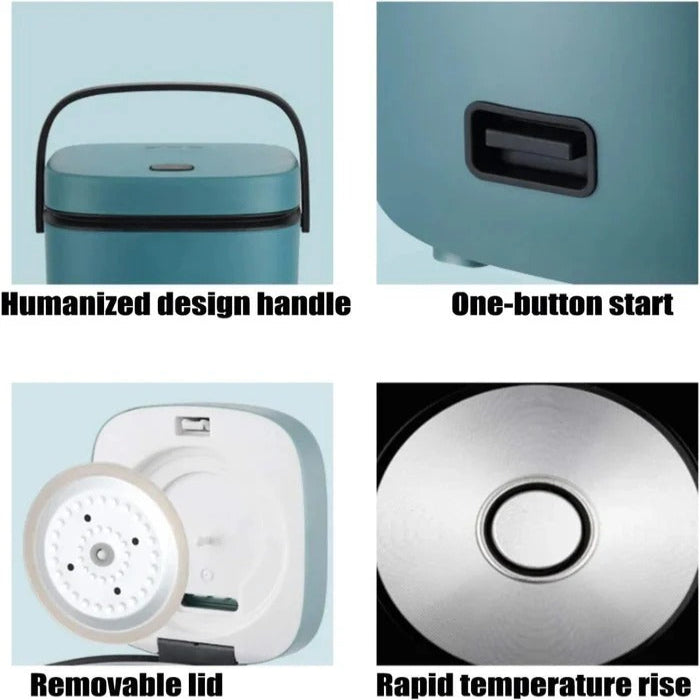 Versatile Travel-Ready Rice and Multi-Cooker