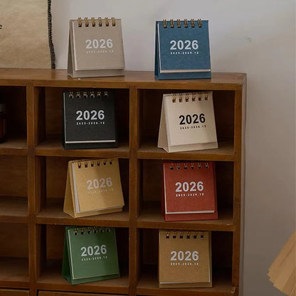 2026 Compact Desk Calendar with Easy-View Stand