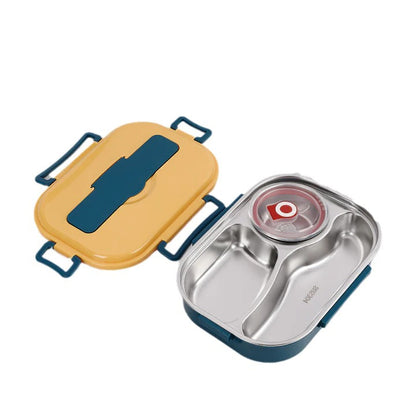 Insulated Stainless Steel Lunch Container with Compartments
