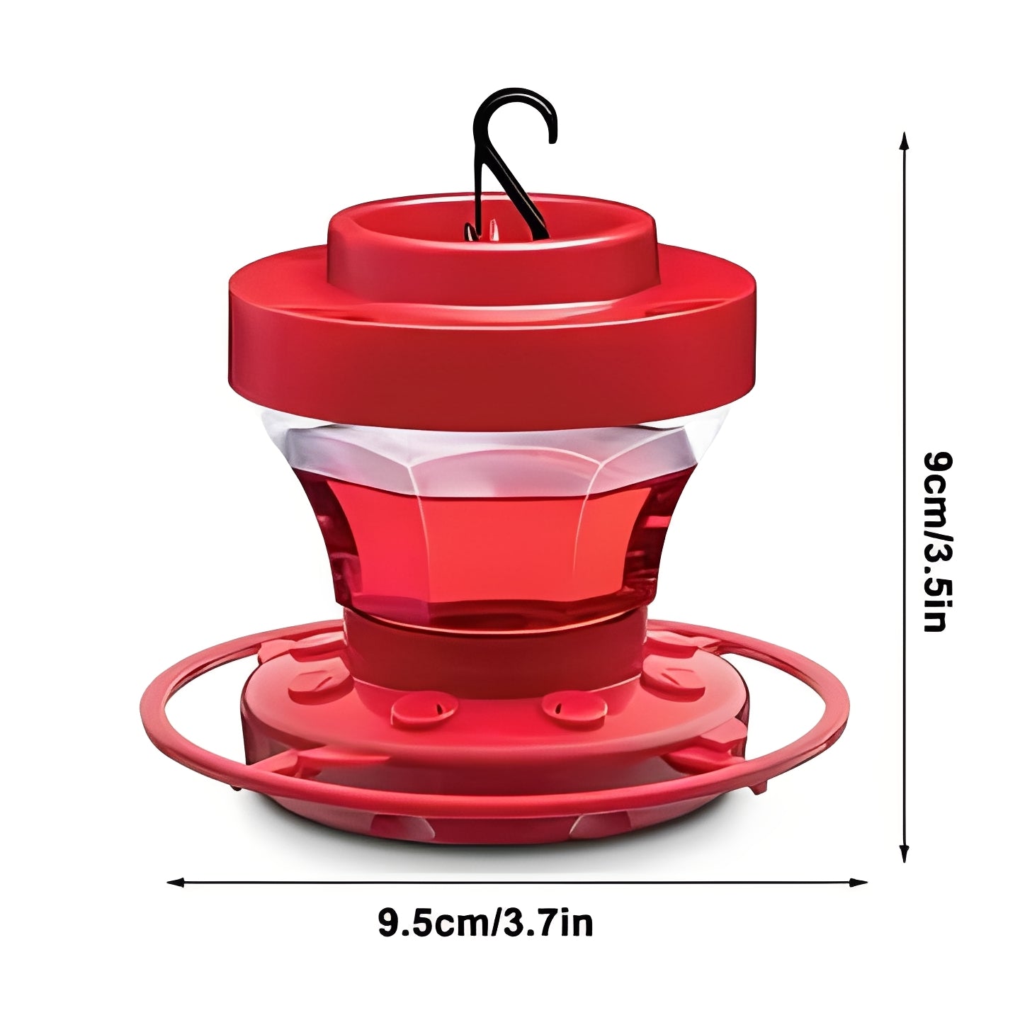 Vibrant Hummingbird Nectar Feeder with Perches & Insect Guard