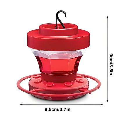 Vibrant Hummingbird Nectar Feeder with Perches & Insect Guard