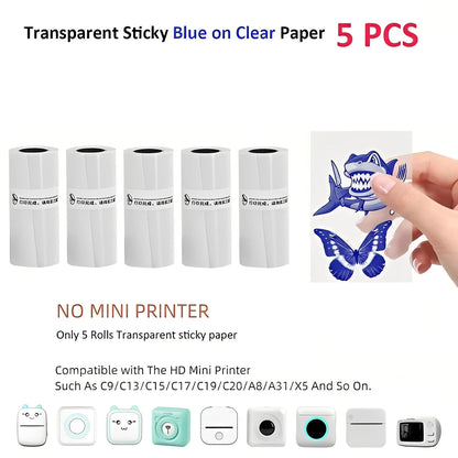 Portable Bluetooth Label and Sticker Printer for Instant Memories