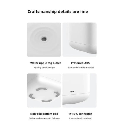 Compact Rechargeable Mist Diffuser with Adjustable Settings