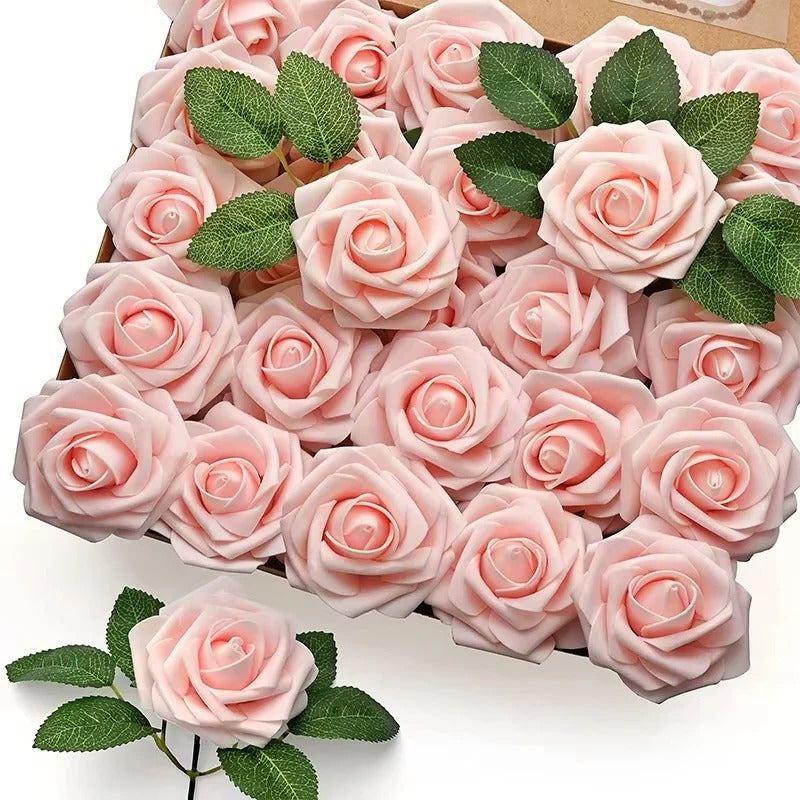 Lifelike Red Rose Stems for Elegant Home and Event Decor