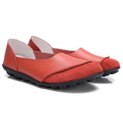 Women's Comfortable Wide Fit Suede Slip-On Loafers
