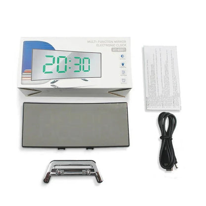 Sleek LED Alarm Clock with Adjustable Brightness Control
