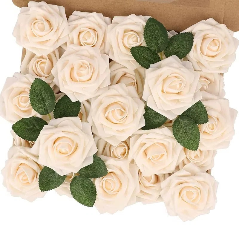 Lifelike Red Rose Stems for Elegant Home and Event Decor